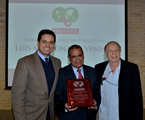 Consorcio Mundial para Investigación sobre México otorga premio a Luis Maldonado