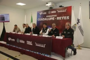 En marcha, Operativo Guadalupe–Reyes en Puebla capital con más de 600 elementos y una expectativa de 300 mil visitantes