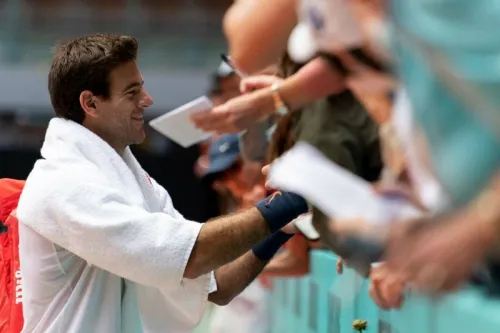 Juan Martín del Potro vuelve en el Masters de Madrid en la modalidad de dobles