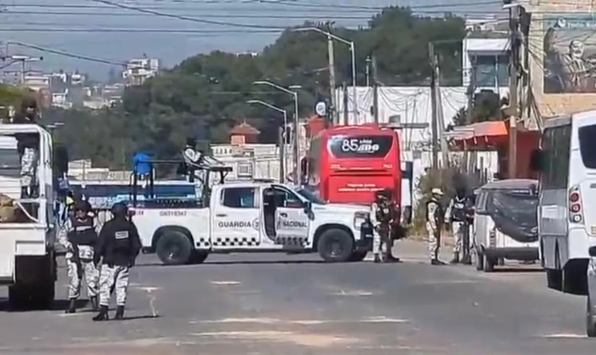 Guardia Nacional activa operativo de búsqueda de armamento robado en Xonacatepec