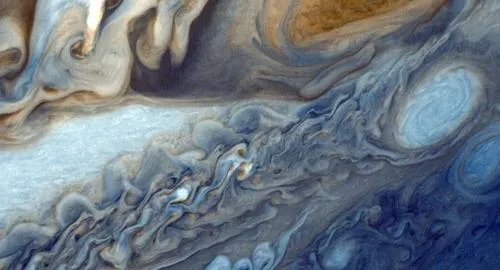La NASA capta imágenes oníricas de las nubes de Júpiter (foto)