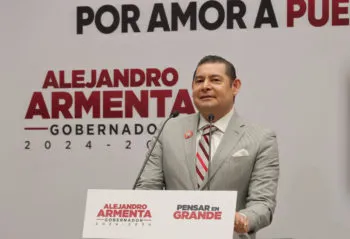 Armenta felicita a presidenta de la CDH Puebla por pronunciarse en contra de la castración química