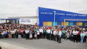 En Guadalupe Victoria, RMV pone en operación Hospital Integral