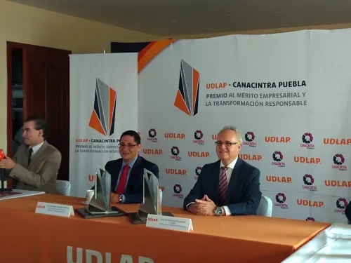 Anuncian convocatoria para el premio Udlap-Canacintra