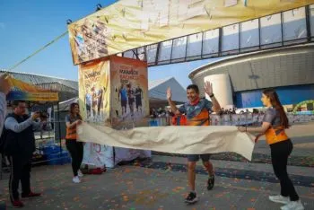 Eduardo Rivera participa en el Medio Maratón Bachoco 2022