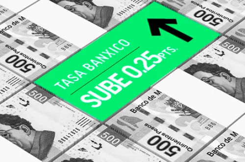 Banxico sube tasa por quinta vez consecutiva