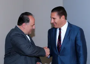 Moreno Valle y Raúl Murrieta revisan proyecto del segundo piso de la México-Puebla