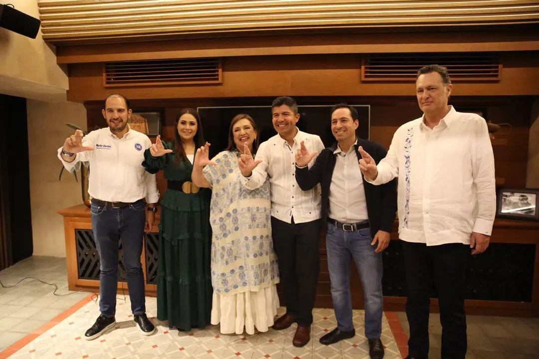 Eduardo Rivera se reúne con liderazgos del PAN