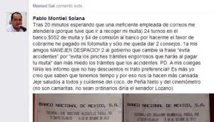 Montiel pide quitar los “pinches trámites engorrosos” de la fotomulta