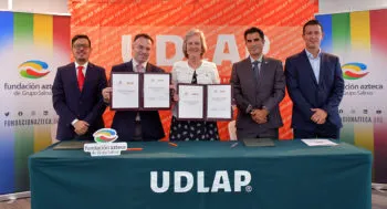 UDLAP y Fundación Azteca de Grupo Salinas firman convenio de colaboración