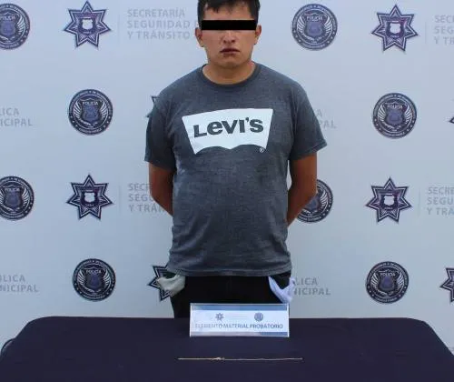 Probable asaltante del transporte público detenido por la SSPTM, ¡ya se encuentra en prisión!
