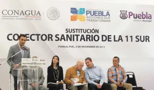 Moreno Valle inicia trabajos de sustitución del colector sanitario de la 11 sur