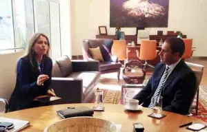 Se reúne Moreno Valle con representante de la Unesco en México