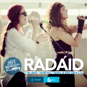 Radaid, este jueves en Ciudad Universitaria BUAP