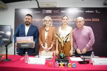 Puebla será sede de los Galardones Ángel del Turismo 2026