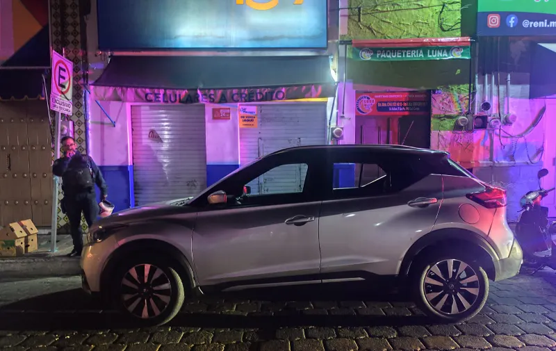 Vehículo recuperado por policías de Atlixco