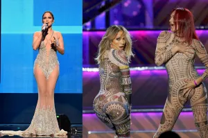 Jennifer Lopez para los American Music Awards
