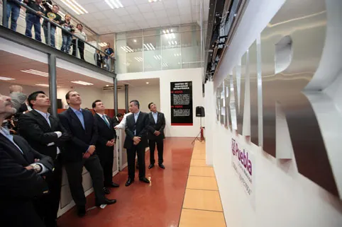 Eduardo Rivera asiste al inicio de operaciones del Área de Inteligencia del CERI