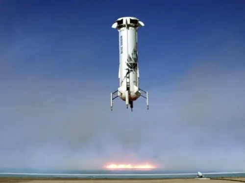 Blue Origin lanza cápsula espacial por 6ta ocasión