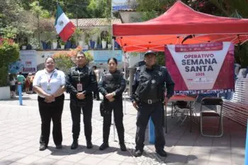 Saldo blanco en la capital poblana durante Semana Santa con despliegue de más de mil policías