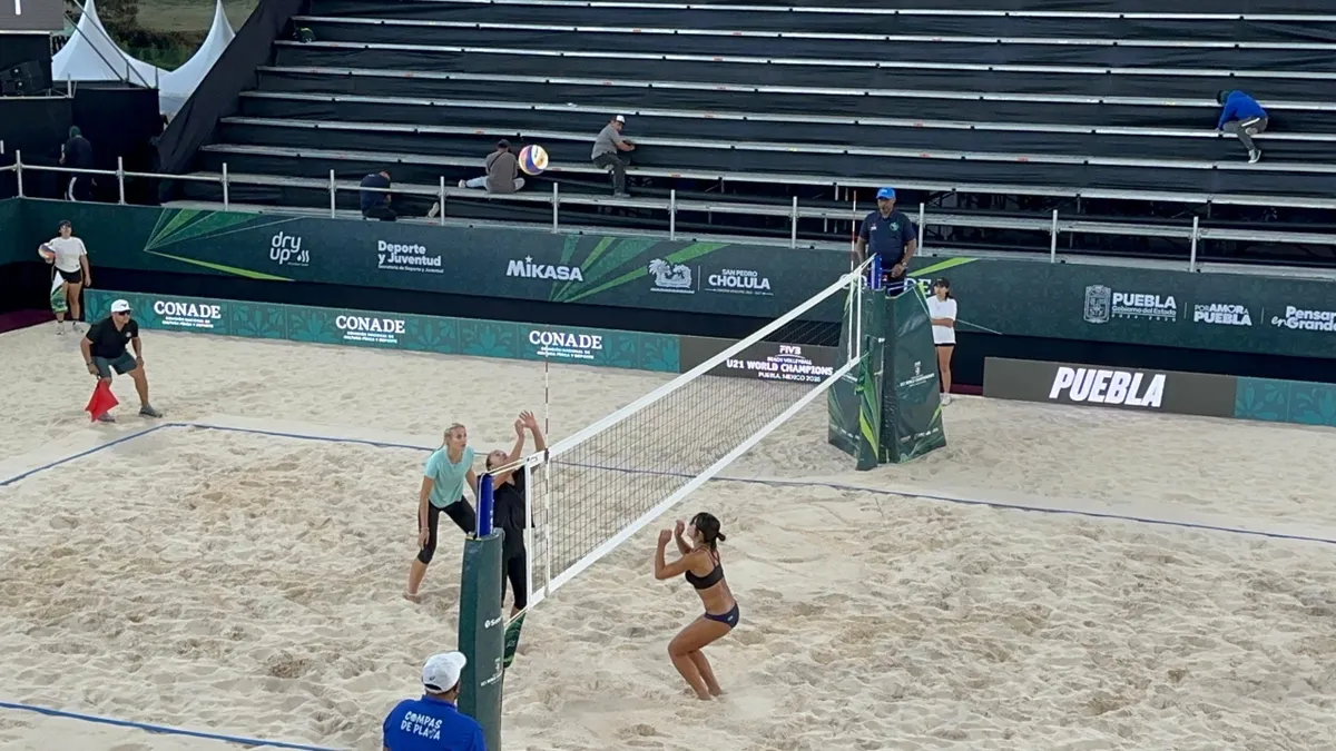 Todo listo para el Mundial de Voleibol de Playa Sub-21 en San Pedro Cholula