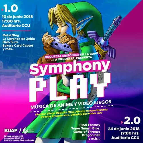 La Osbuap interpretará música de videojuegos y ánime