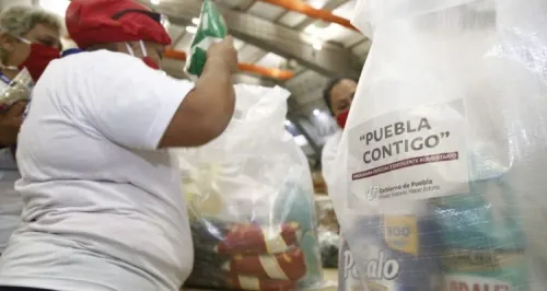 Cadena de Solidaridad para donar alimentos pone en marcha Gobierno de Puebla