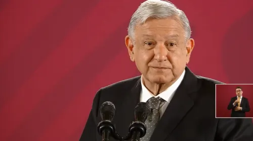 Nada de alcohol, nada de drogas, todo en paz: AMLO