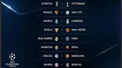 Duelos Real Madrid-PSG y Barcelona-Chelsea destacan en octavos de final de Liga de Campeones