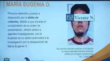 Detienen a albañil que habría matado a Maru Ocampo