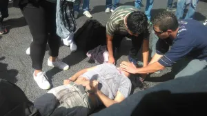 Atropellan a estudiante en manifestación