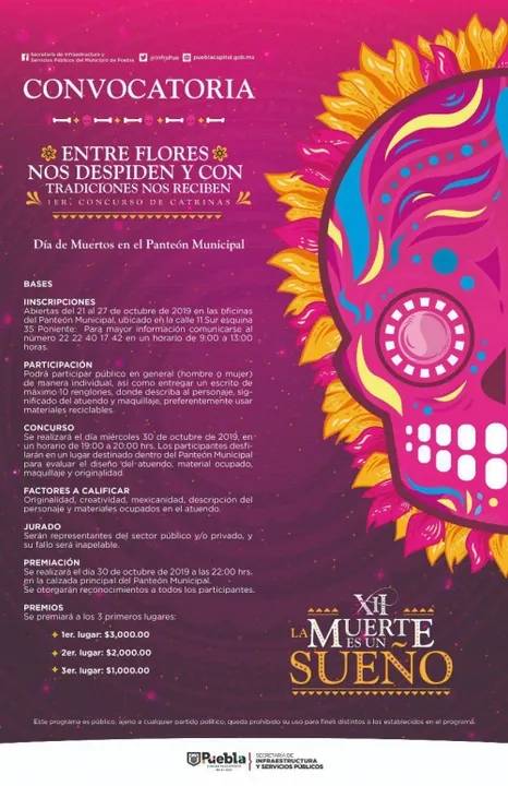 Presentan convocatoria para concurso de ofrendas en el Panteón Municipal