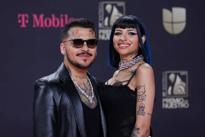 Cazzu y Cristian Nodal