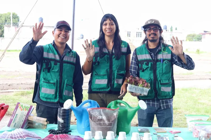 Impulsa Ayuntamiento de Puebla educación ambiental con 120 huertos escolares y santuarios de polinizadores