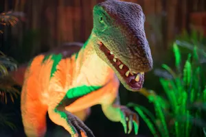 Dinosaurios gigantes toman la Feria de Puebla 2015