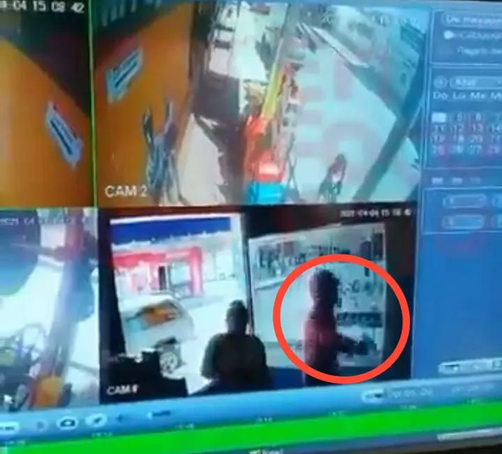 Cámaras captan como es asesinado un comerciante en Tochtepec