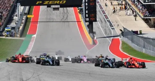 Kimi Raikkonen de Ferrari finaliza en primer lugar del GP de Estados Unidos