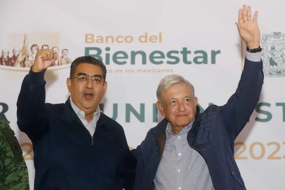 Sergio Salomón Céspedes Peregrina y Andrés Manuel López Obrador