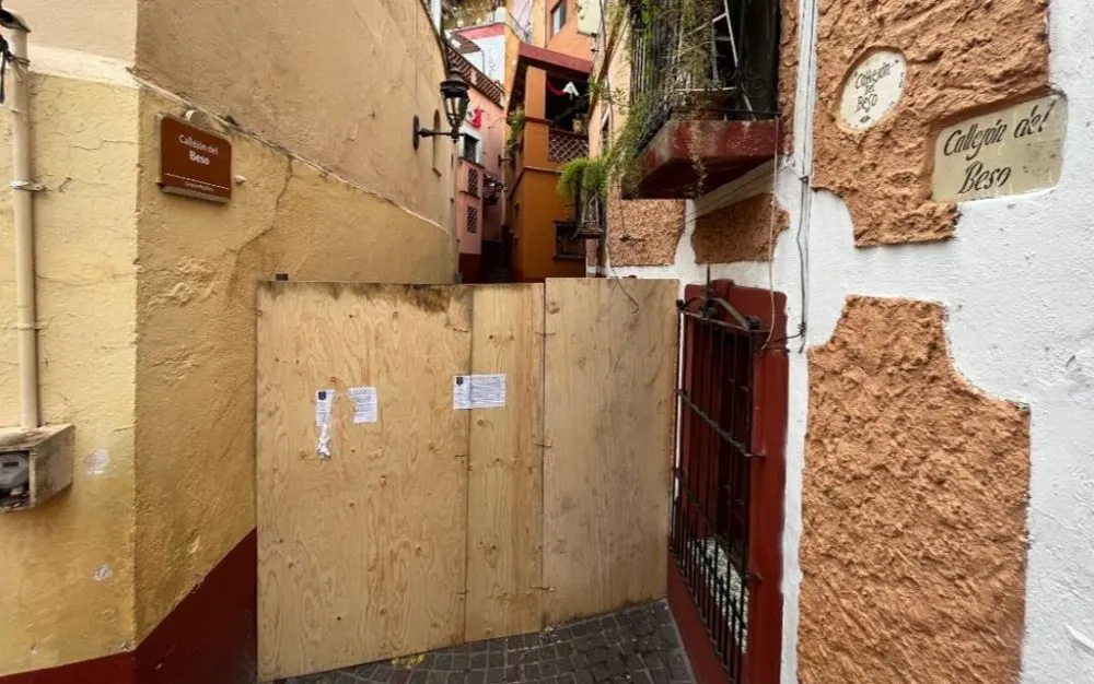 Clausuran Callejón del Beso en Guanajuato