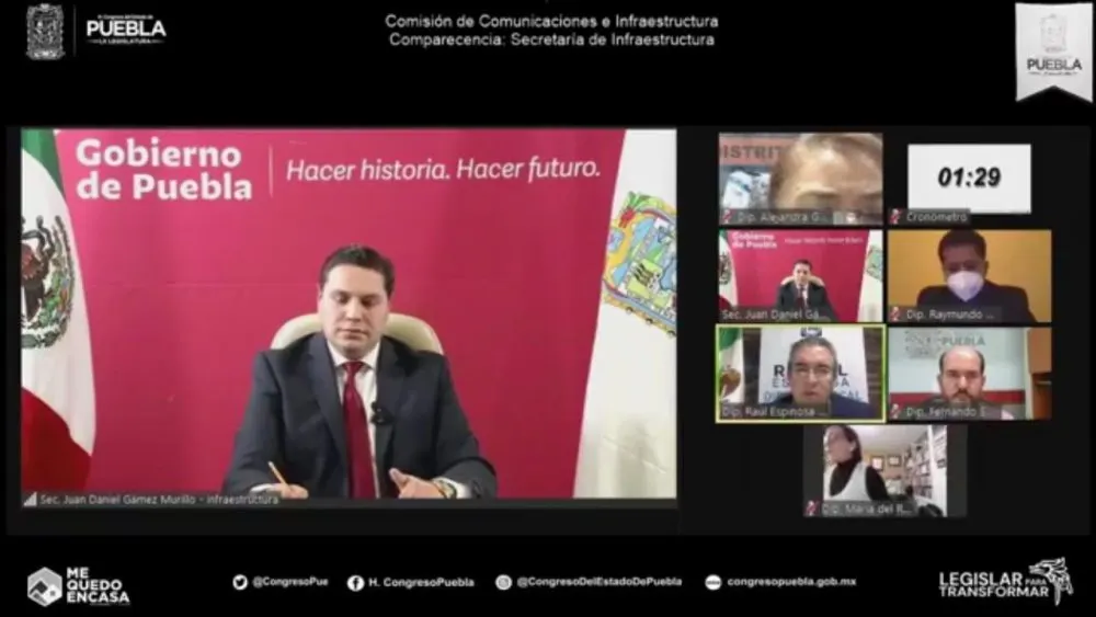 En Comisión de la LX Legislatura comparece el titular de la Secretaría de Infraestructura