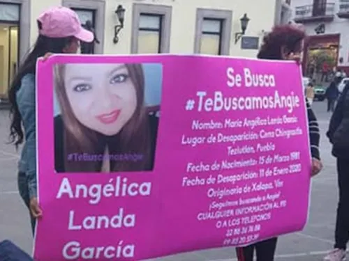 ‘Angie’ desapareció en un cerro de Puebla tras asalto