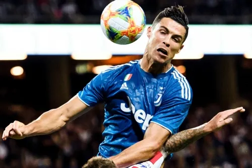 Ronaldo, con molestias musculares a unos días del inicio de Serie A