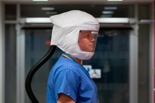 McLaren ayuda a desarrollar un casco protector para médicos