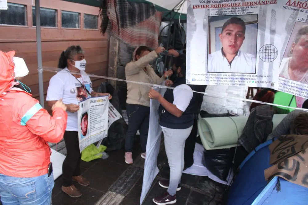 Plantón de familiares de desaparecidos hasta que aprueben ley, advierten