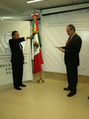 PGR presenta a nuevo delegado en Puebla