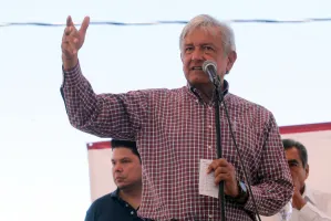 Visita López Obrador municipio de Molcaxac