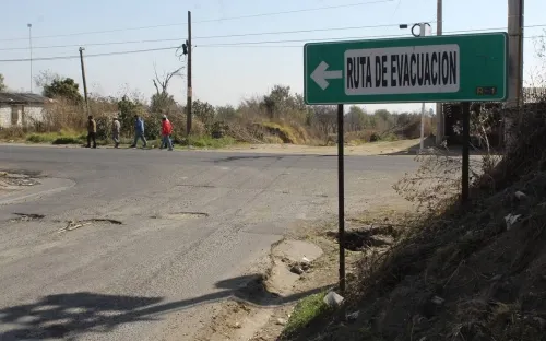 Avances hasta del 98 por ciento presentan  las rutas de evacuación del volcán