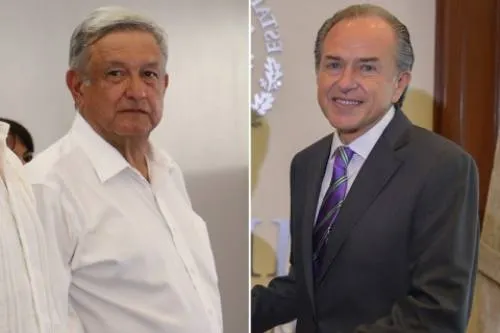 López Obrador se reúne con gobernador de SLP