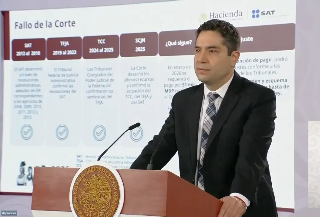 Antonio Martínez Dagnino, titular del SAT