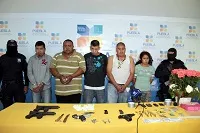 La banda de Las Flores, asaltaba en Puebla; son del DF